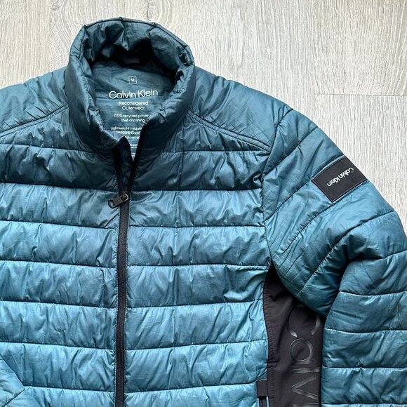 Calvin Klein Full Zip Down Puffer Jacket - Picture 4 of 4